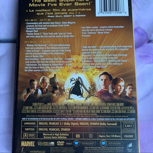 SpiderMan 2 & 3 movies - Picture 8 of 8